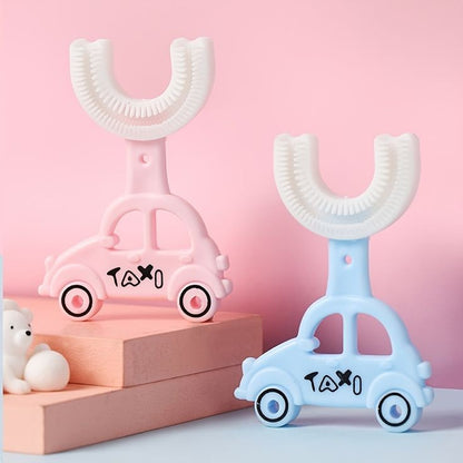 U-Shaped Cute Taxi Shape Toothbrush