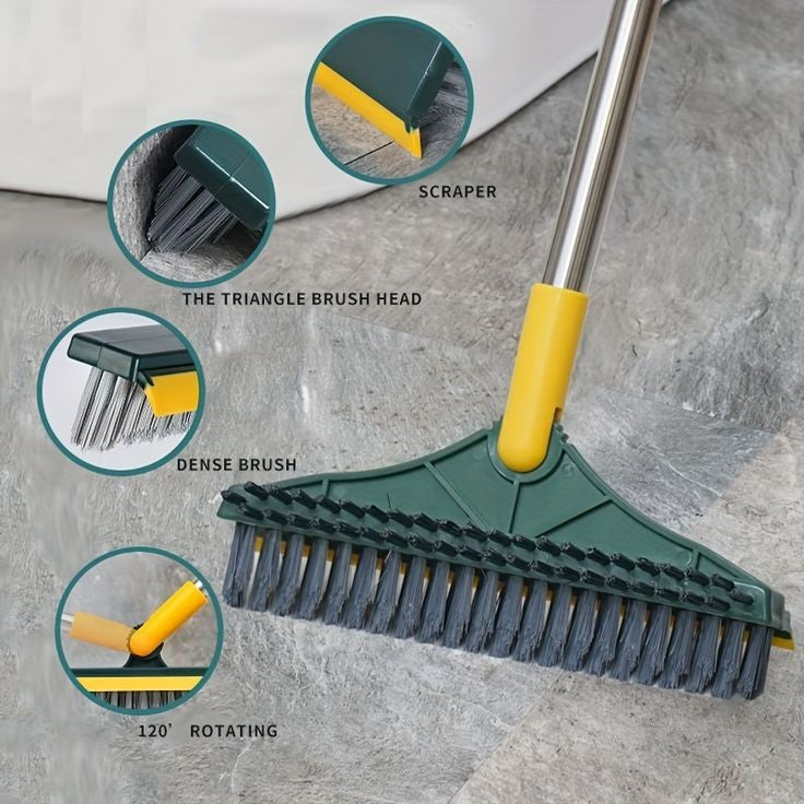 3 In 1 Floor Scrubber Wiper Brush