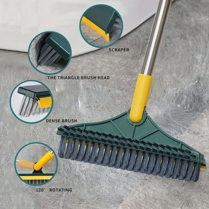 3 In 1 Floor Scrubber Wiper Brush