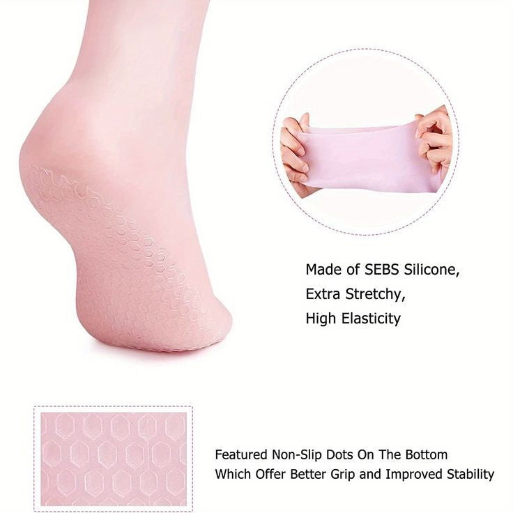 Silicone Gel Moisturizing Socks