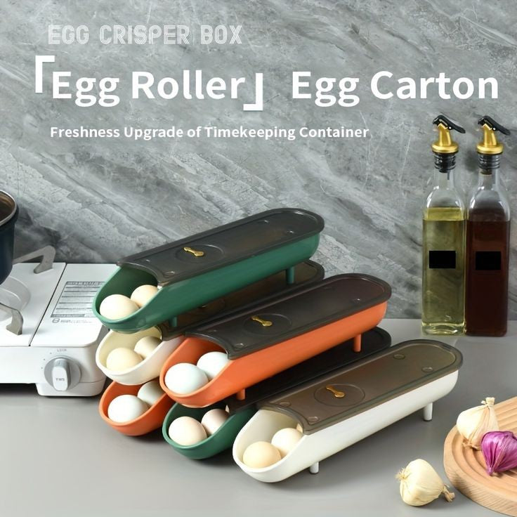 Auto Roll Egg Organizer