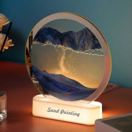 3D Moving Sand Art Lamp