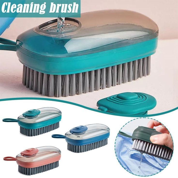 Liquid Soap Dish Washing Cleaning Brush