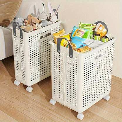 Collapsible Laundry Basket With Handle Premium Quality