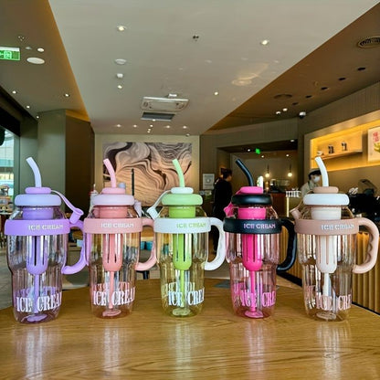 Large Capacity Detox Drain Water Sipper Bottle