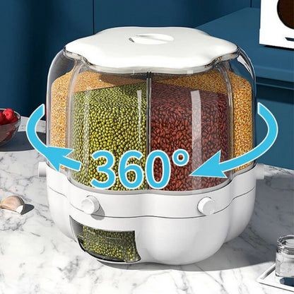 360° Rotating Grain And Cereal Dispenser