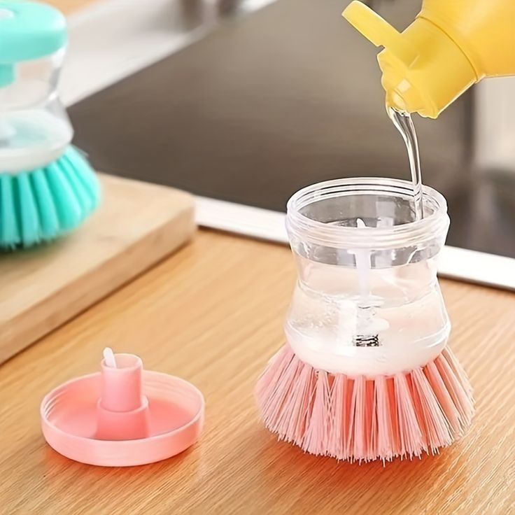 Automatic Liquid Dishwashing Brush