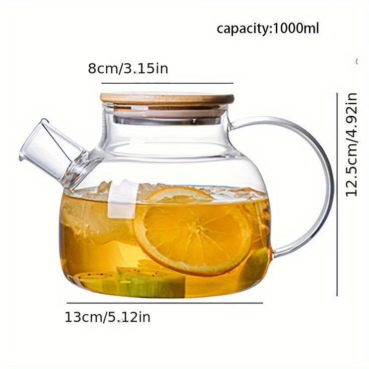 Heat Resistant Glass Teapot