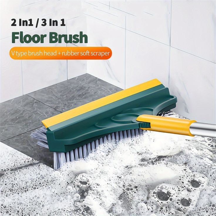 3 In 1 Floor Scrubber Wiper Brush