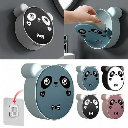 Cute Panda Soap Drain Box