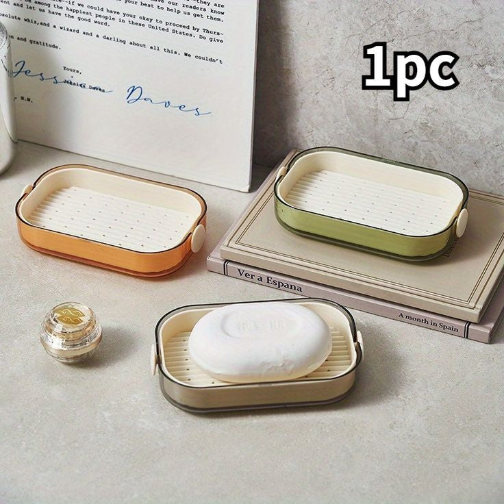 Plastic Double Layer Drain Soap Dish