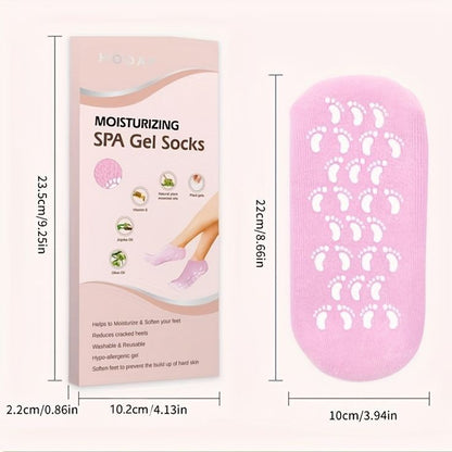 Silicone Spa Moisturizing Gel Socks