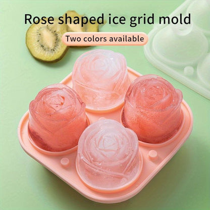 3D Rose Silicone Ice Cube Tray