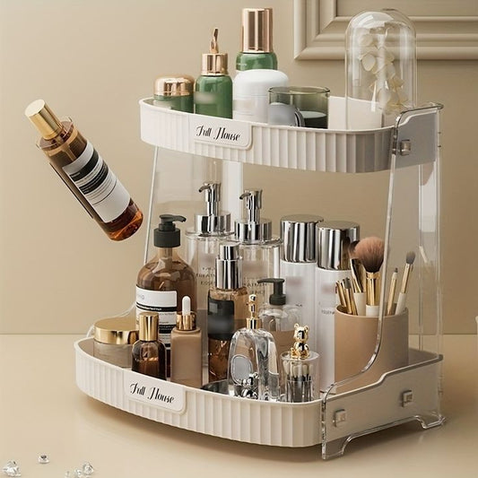 Luxury Desktop Skincare And Cosmetics Storage Organizer