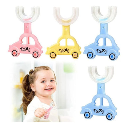 U-Shaped Cute Taxi Shape Toothbrush