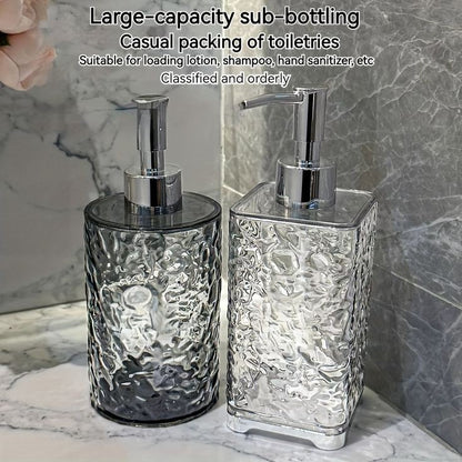 Luxury Water Ripple Plastic Soap Pump Dispenser