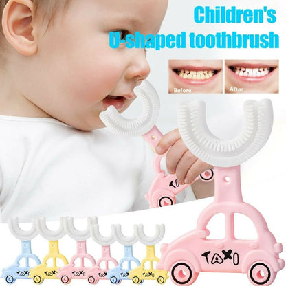 U-Shaped Cute Taxi Shape Toothbrush