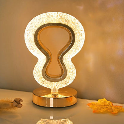 LED Rechargeable Crystal Table Lamp