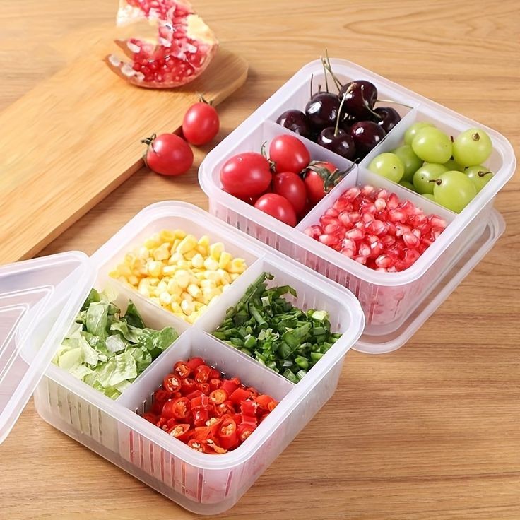 4 In 1 Vegetable & Fruit Draining Box