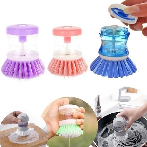 Automatic Liquid Dishwashing Brush