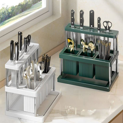 Utensil Drying Rack Detachable Cutlery Holder