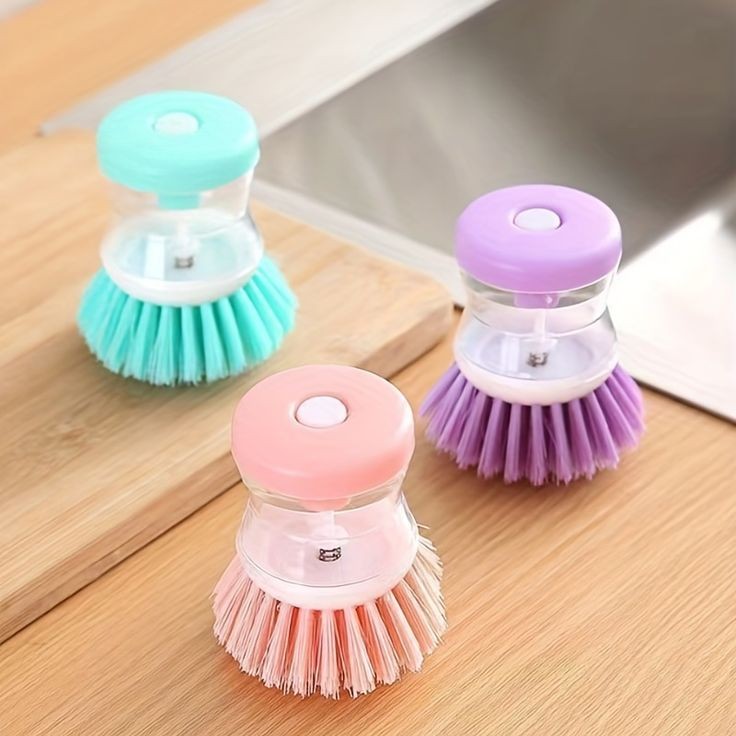 Automatic Liquid Dishwashing Brush