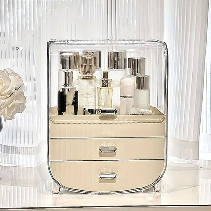 Large Capacity Cosmetics Organizer With Drawer