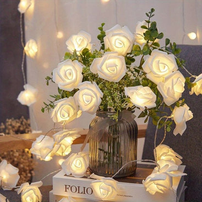 Rose Flower Lights 20 Led