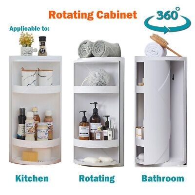 Wall Mounted Rotating Storage Cabinet