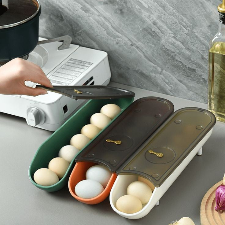 Auto Roll Egg Organizer