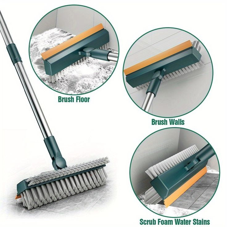 3 In 1 Floor Scrubber Wiper Brush