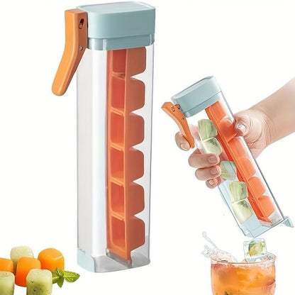 Reusable One Hand Slim Ice Cube Tray