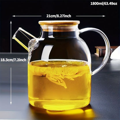 Heat Resistant Glass Teapot