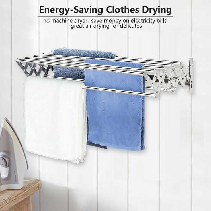 Wall Mounted Towel & Clothes Rack