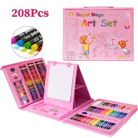 208 Pieces Children's Art Drawing Set