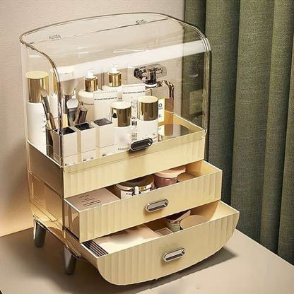 Large Capacity Cosmetics Organizer With Drawer