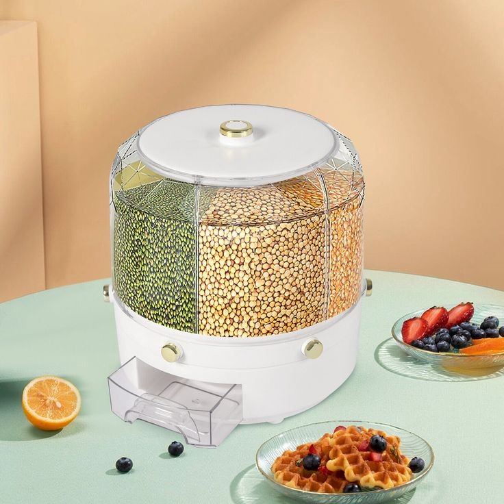 Sealed 360 Degree Rotating Rice Dispenser