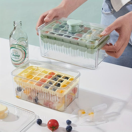 Ice Cube Tray With Lid And Bin