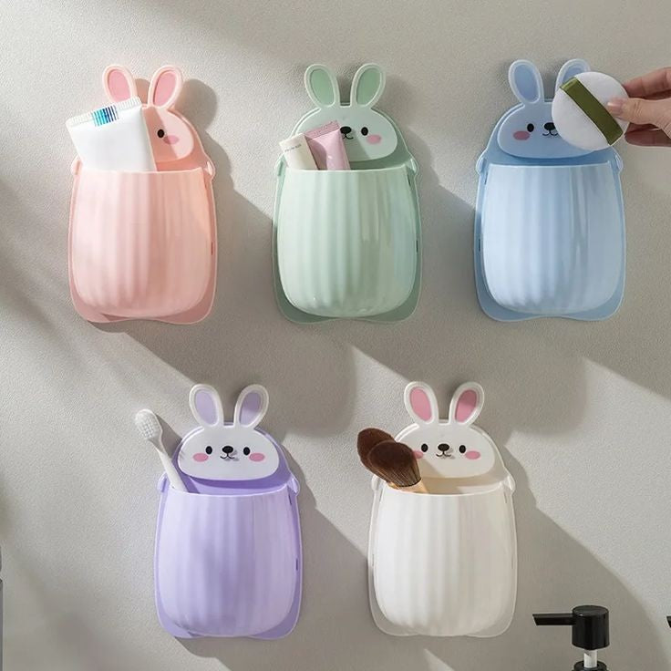 Punch-free Bear Shape Toothbrush Holder