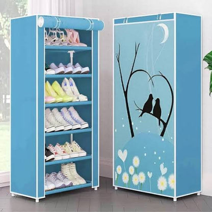 7 Layer Printed Shoe Rack