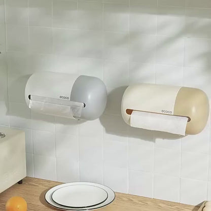 Ecoco Modern Wall-Mounted Tissue & Paper Towel Dispenser