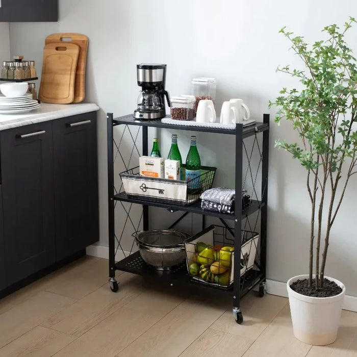 Foldable Kitchen Trolley Premium Quality