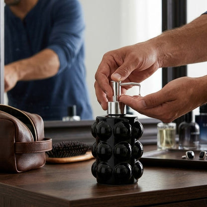 Bubble Glass Soap Pump Dispenser