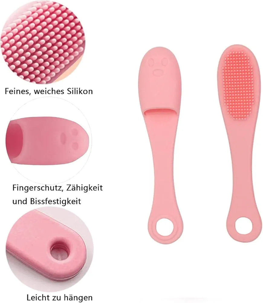 Soft Silicone Facial Cleansing Brush (Pack Of 3)