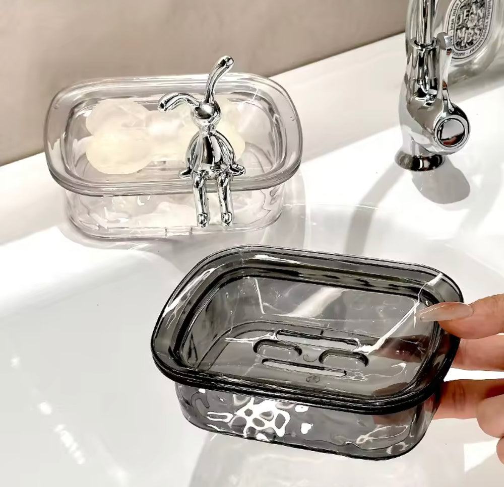 Acrylic Rabit Decor Soap Dish