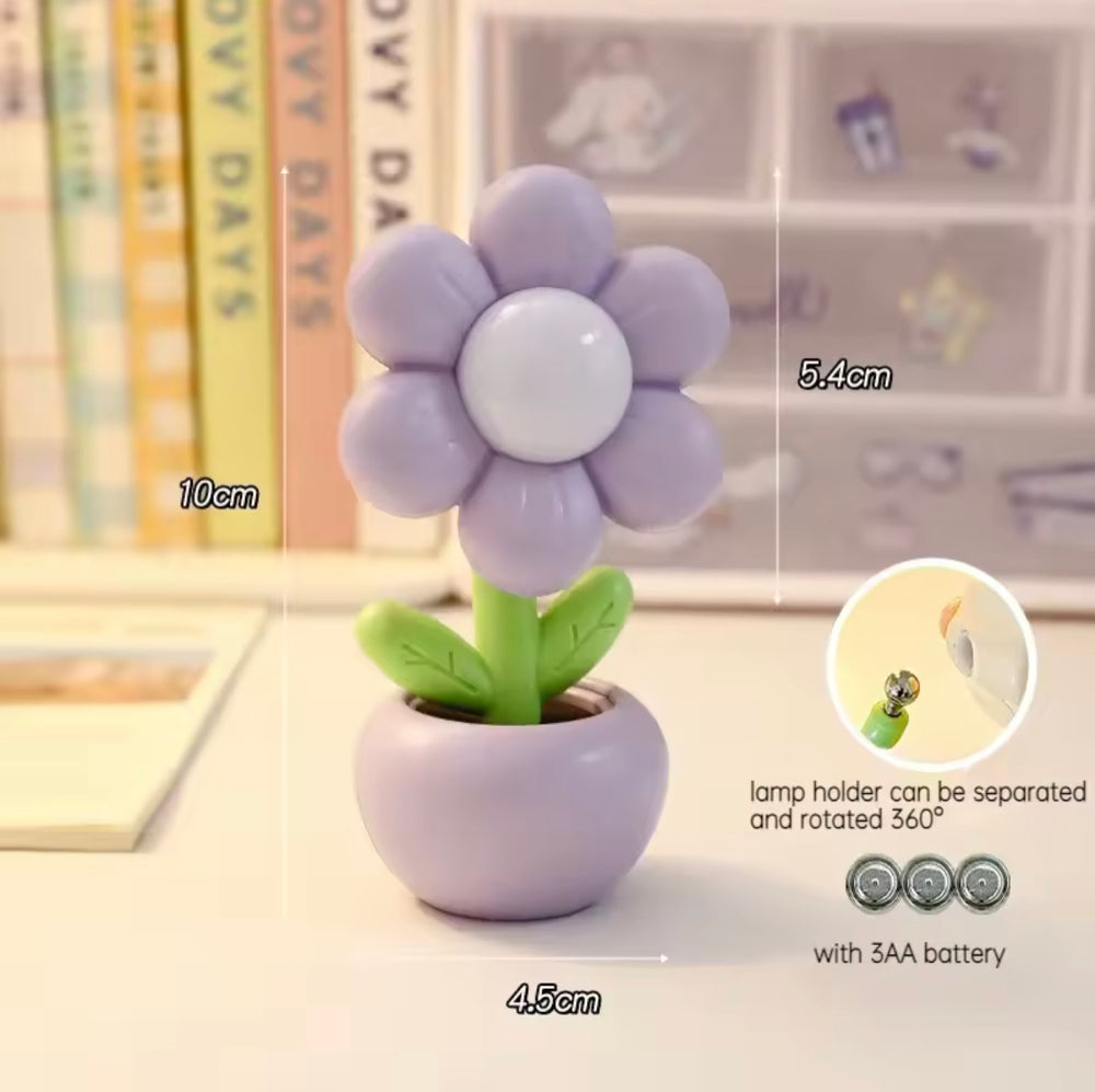 Mini LED Flowers Decorative Night Light