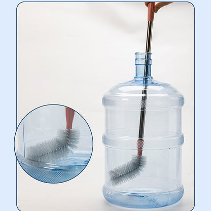 Long Handle Bottle Cleaning Brush With Steel Rod