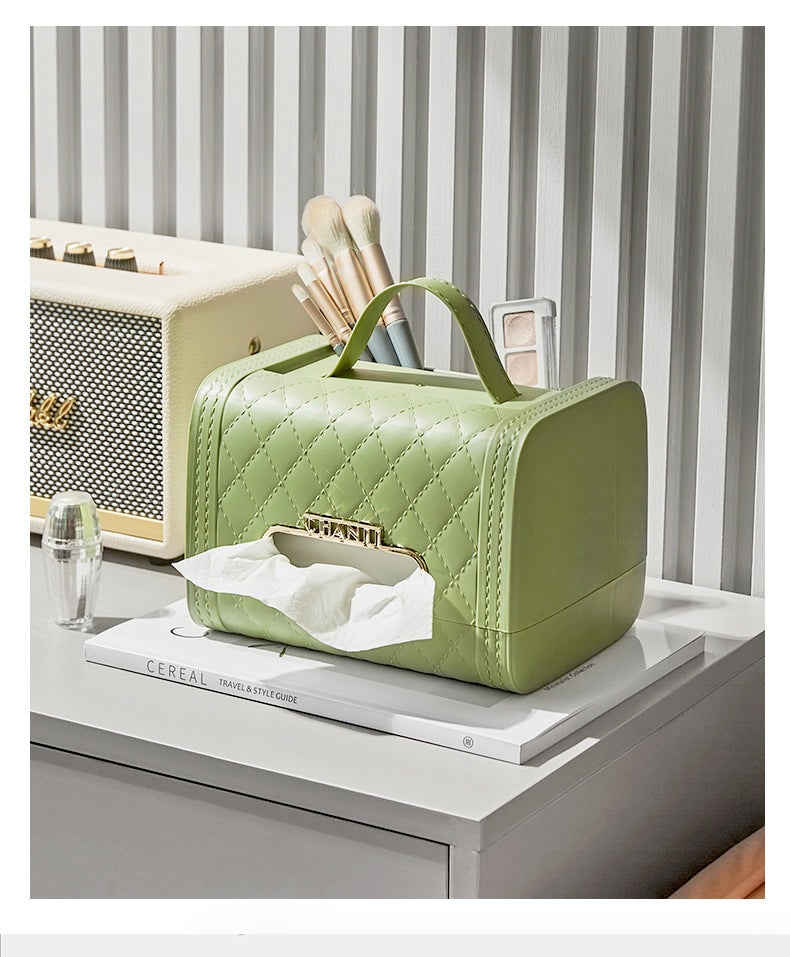 Creative Desktop Handbag Style Tissue Box