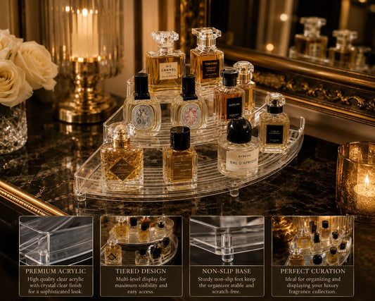Multipurpose 3-Tier Corner Luxury  Desktop Storage Organizer