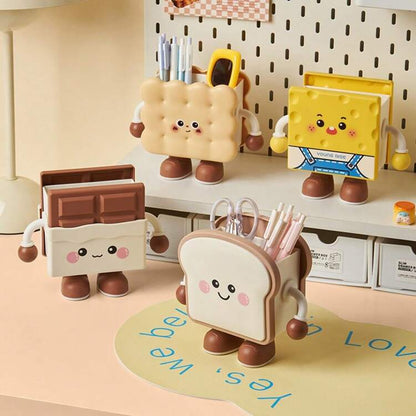 Snack Buddy Cute Multipurpose Pen Holder